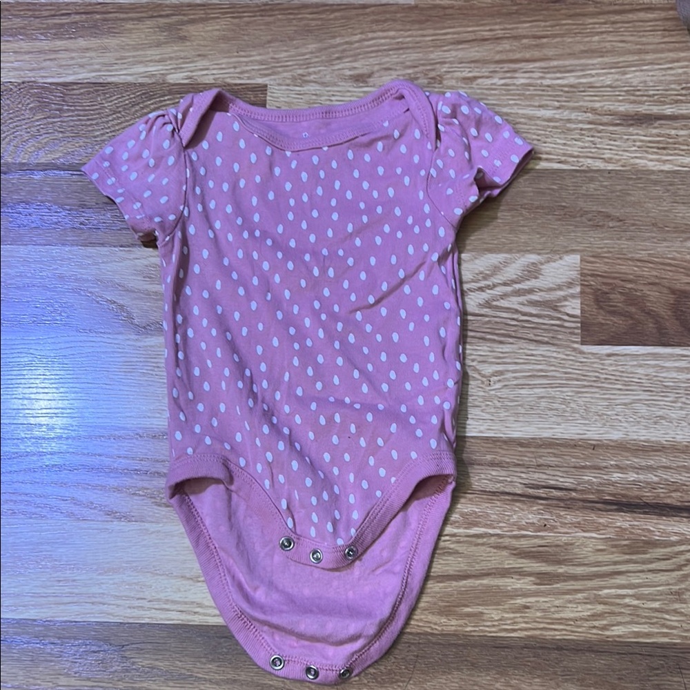 Pink Polka Dot Kids One Piece